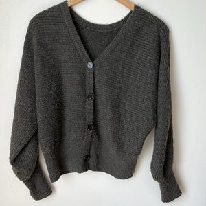 Pink Rose reverse cardigan